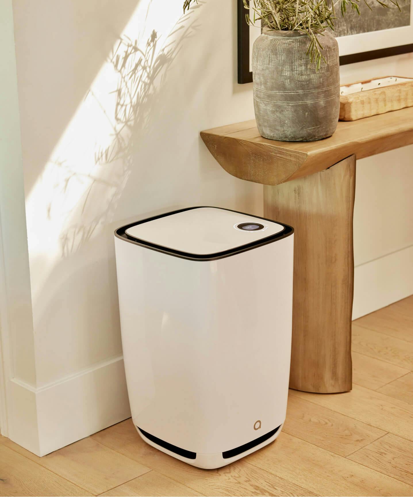 Automatically adjusts fan speed to react to the pollution in your space